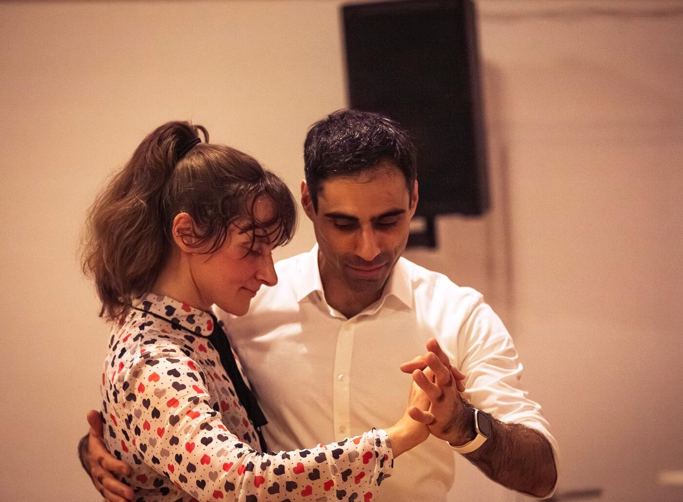 Foad Ghassemzadeh dancing Tango Argentino with Nicole Terentjewa